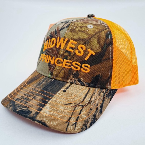 Chappell Roan Midwest Princess Hat Cap Mesh Trucker Camouflage Music Art… - Picture 2 of 4
